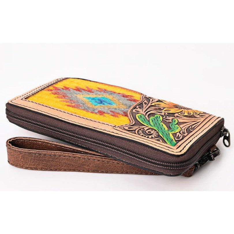 American Darling Genuine Western Leather Wallet/Organizer-A