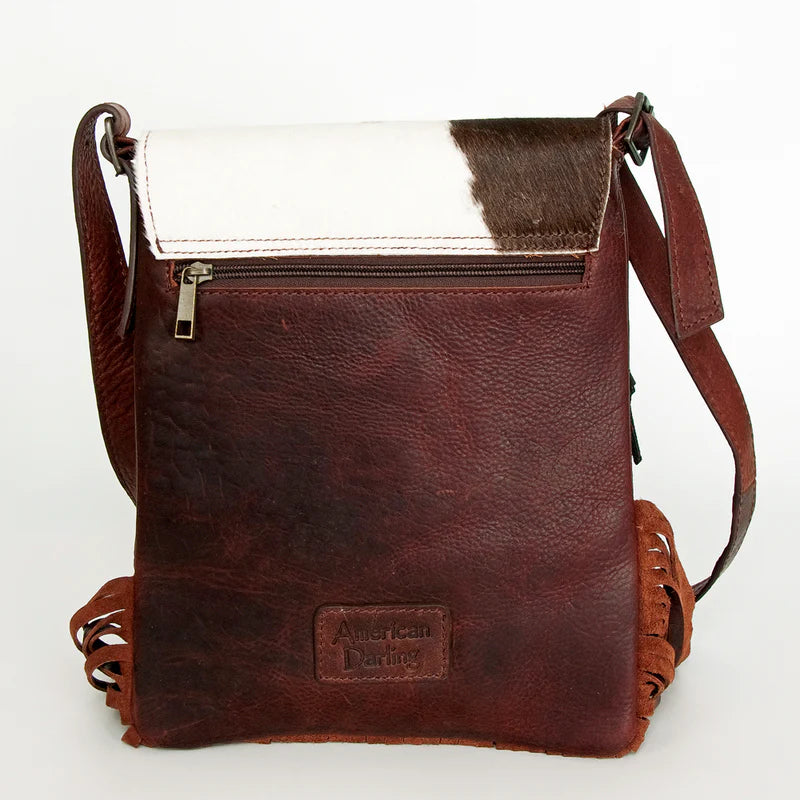 American Darling Crossbody Hair-On Genuine Western Leather Women Bag