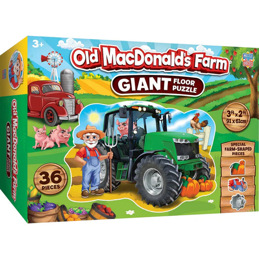 Masterpiece Ol MacDonald's Farm 36 Piece Floor Jigsaw Puzzle
