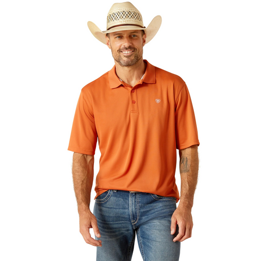 Ariat Men's  Polo Short Sleeve Shirt - Foxes