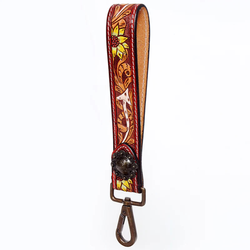 American Darling Genuine Leather Handle Strap For Wristlet Bags
