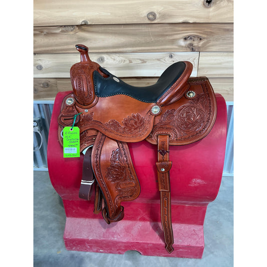 R.Ruelas Custom 15.5" Cowhorse Saddle