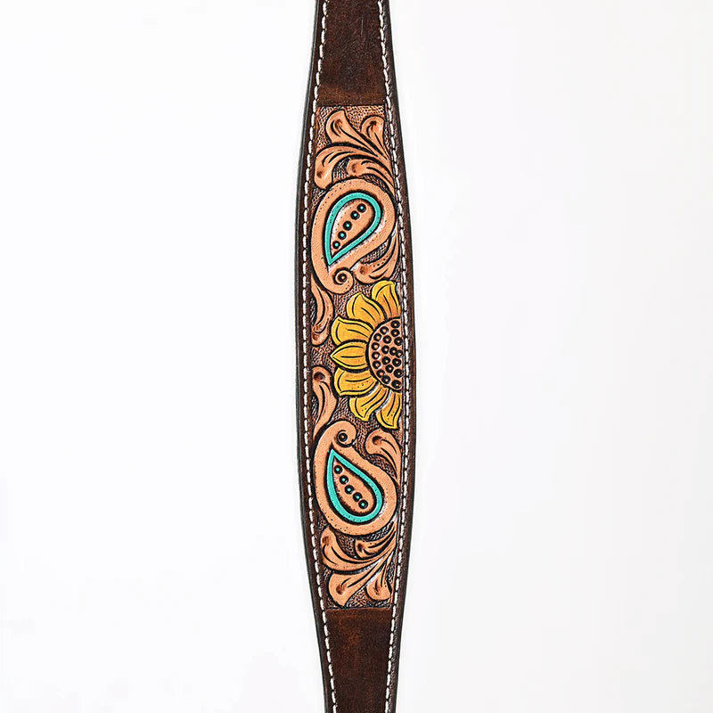 Bar H BER155-Western Leather Wither Straps