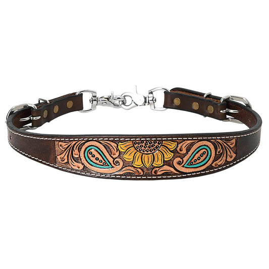 Bar H BER155-Western Leather Wither Straps