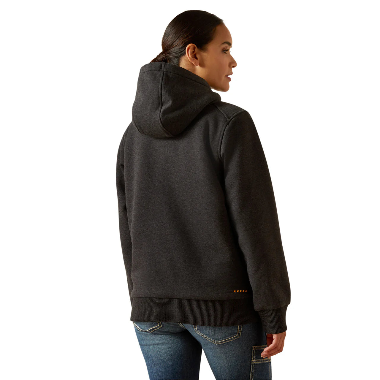 Ariat Women's Rebar All Weather Sherpa Full Zip Hoodie - Charcoal Heather