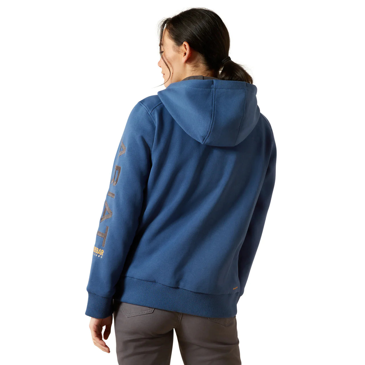 Ariat Women's Rebar All Weather Full Zip Hoodie - Ensign Heather