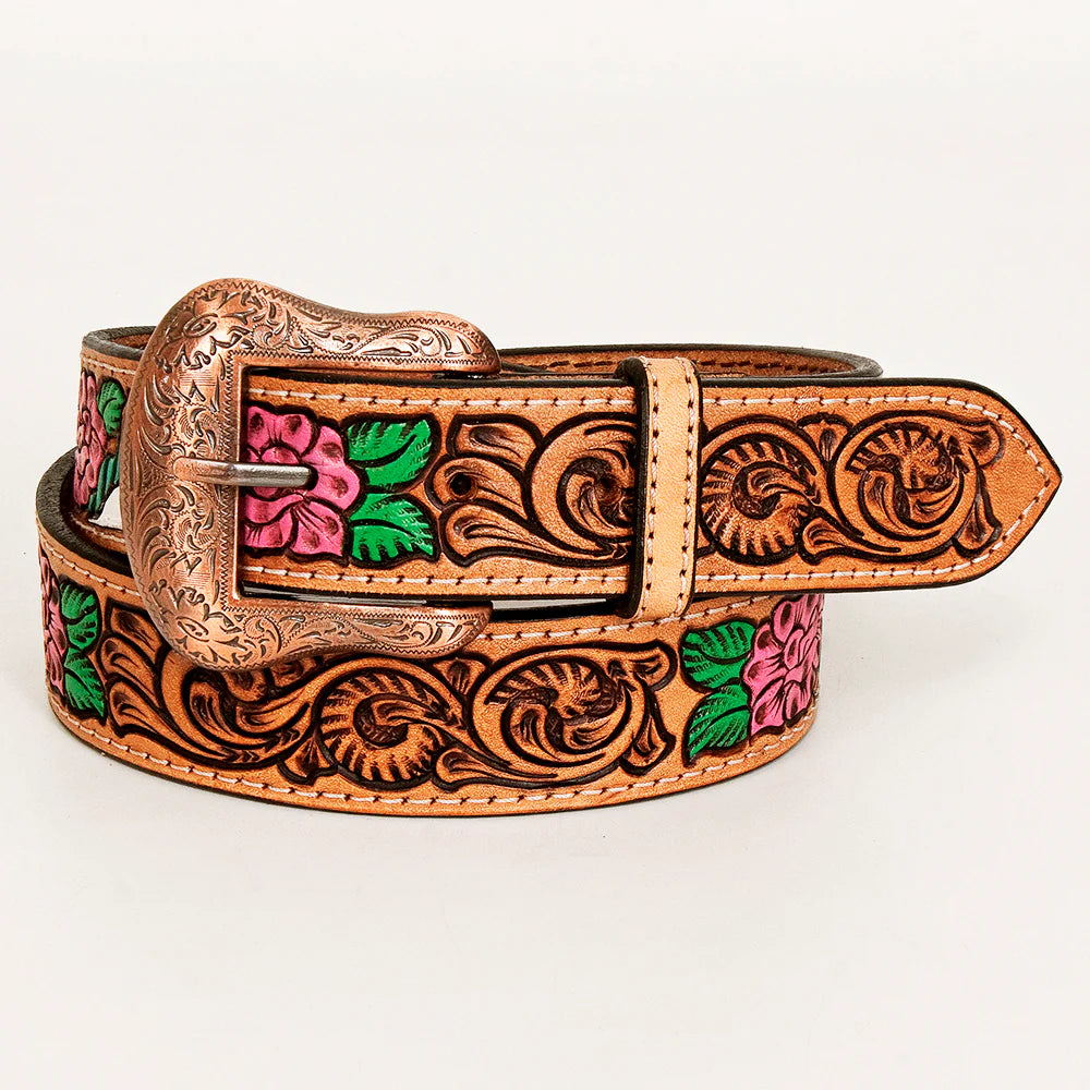 American Darling Hand Painted Western Leather Belt