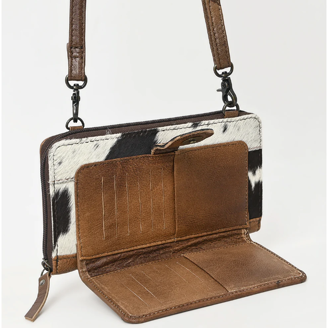 American Darling Women's Genuine Western Leather Wallet Bag