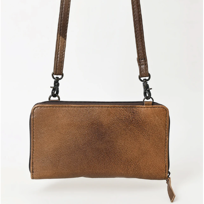 American Darling Women's Genuine Western Leather Wallet Bag