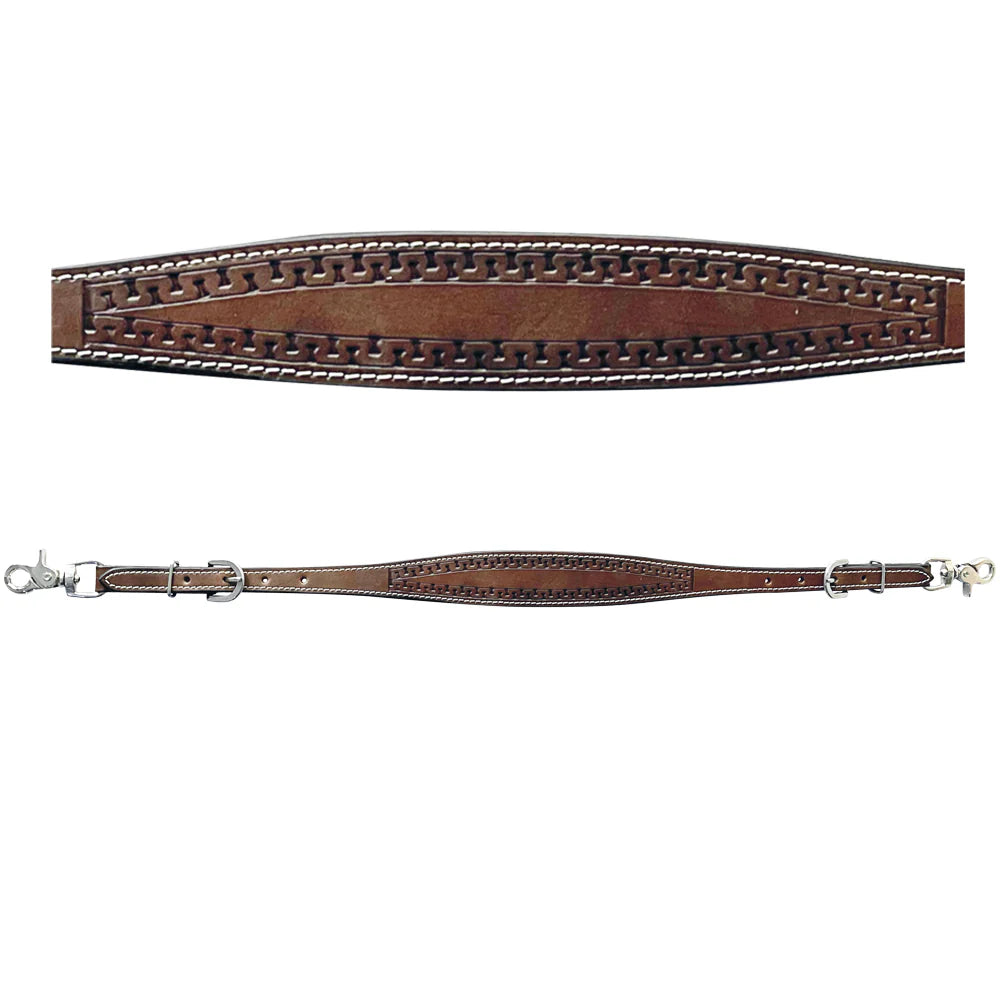 Bar H BER236-Western Leather Wither Straps