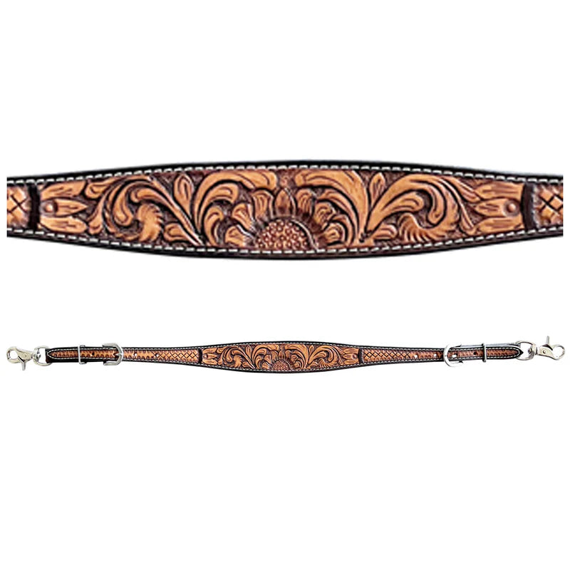 Bar H BER268-Western Leather Wither Straps
