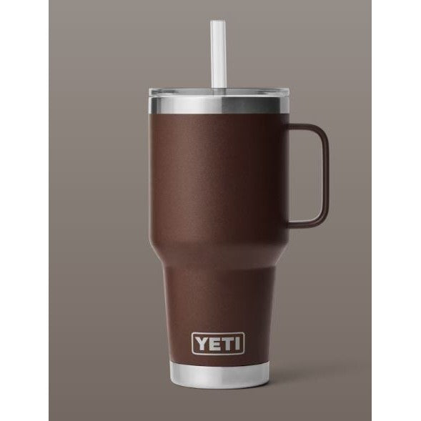 Yeti Rambler 1L Straw Mug - Wetlands Brown