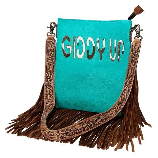 American Darling Crossbody Genuisne Western Bag Paige - Giddy Up