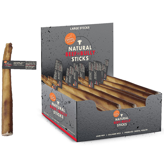 Canine Naturals Beef & Bully Sticks-Medium 10" Singles - Irvine Tack & Western Wear