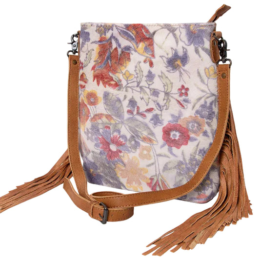 American Darling Leather Large Crossbody Hair On Purse