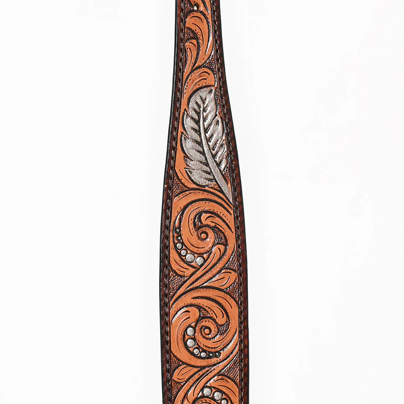 Bar H BER349-Western Leather Wither Straps