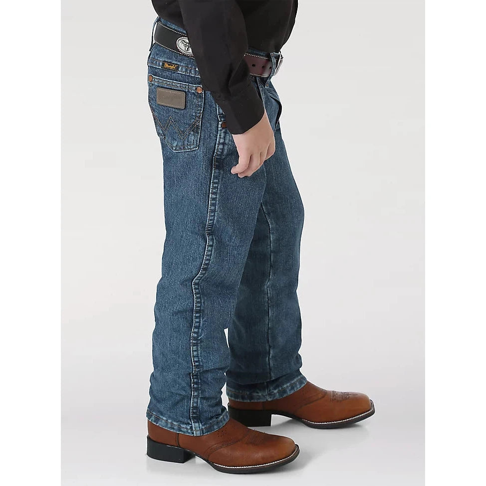 Wrangler Boy's Cowboy Cut Original Fit Jean - Subtle Worn
