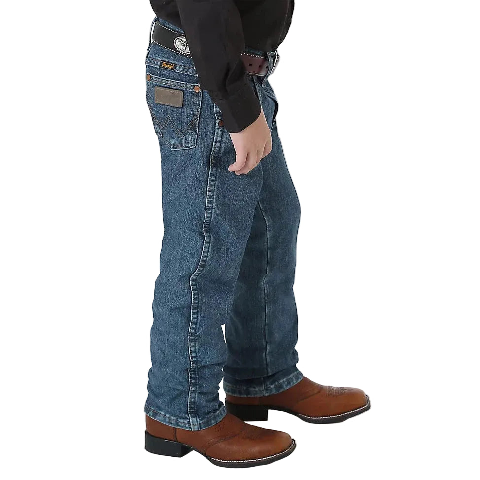 Wrangler Boy's Cowboy Cut Original Fit Jean - Subtle Worn - Irvine Tack & Western Wear