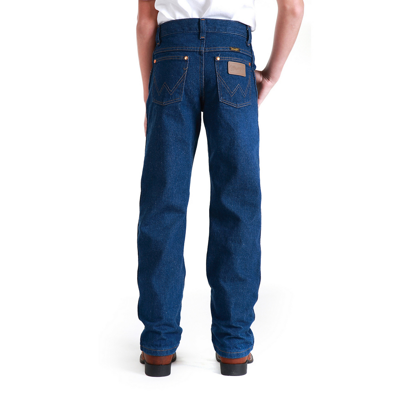 Wrangler Boys Cowboy Cut Original Fit Jeans - Prewashed Indigo