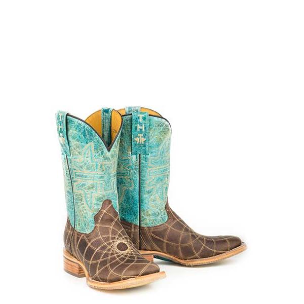 Tin Haul Women's Dream Catcher Western Boot- Brown