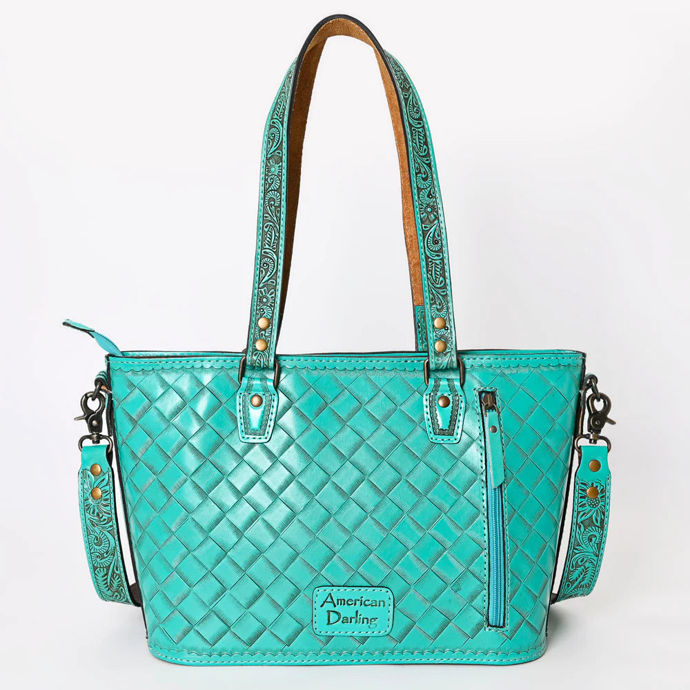 American Darling Leather Purse - Turquoise
