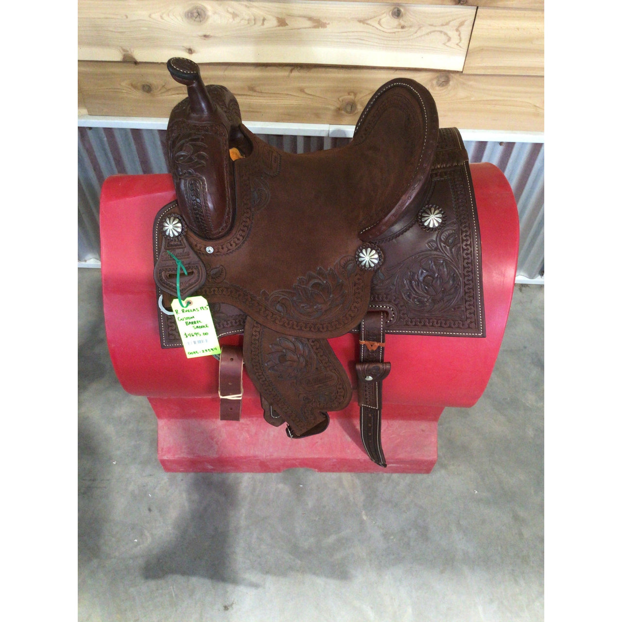 R. Ruelas 13.5"Custom Barrel Saddle