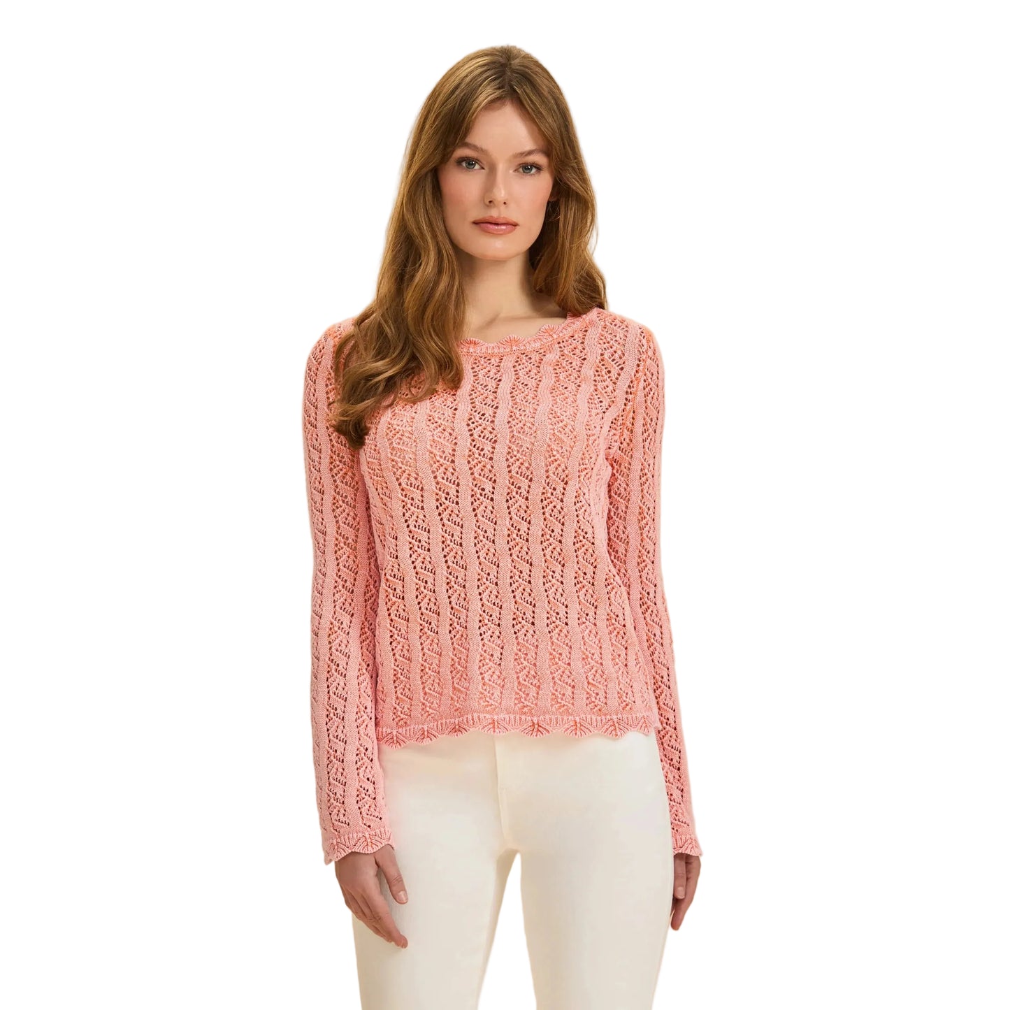 FDJ Women's Long Sleeve Garment Dye Sweater - Multiple Colours - Irvine Tack & Western Wear
