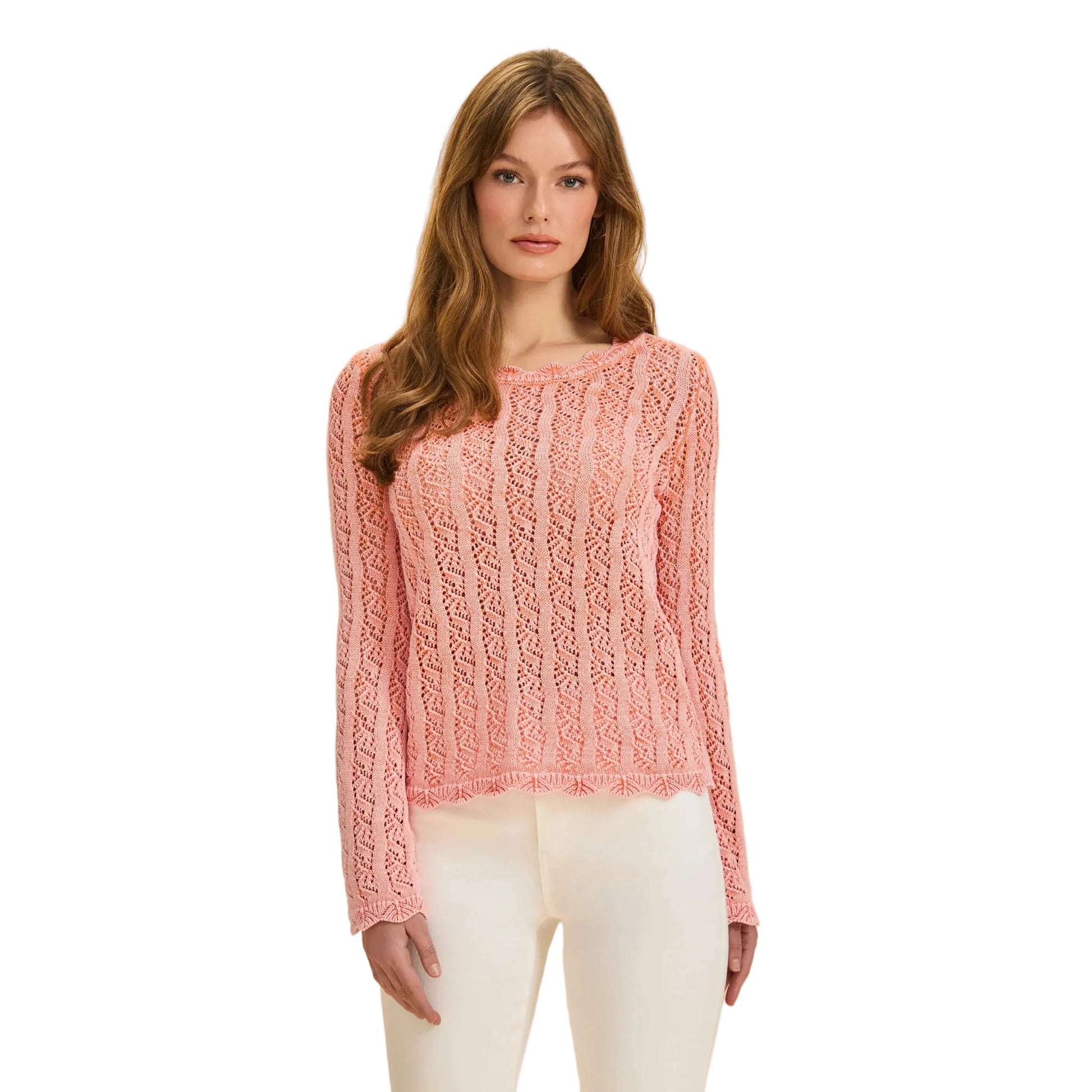 FDJ Women's Long Sleeve Garment Dye Sweater - Multiple Colours - Irvine Tack & Western Wear