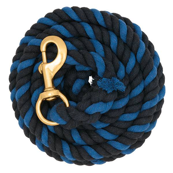 Weaver Leather Solid Colour Cotton Lead Rope with Solid Brass 225 Snap