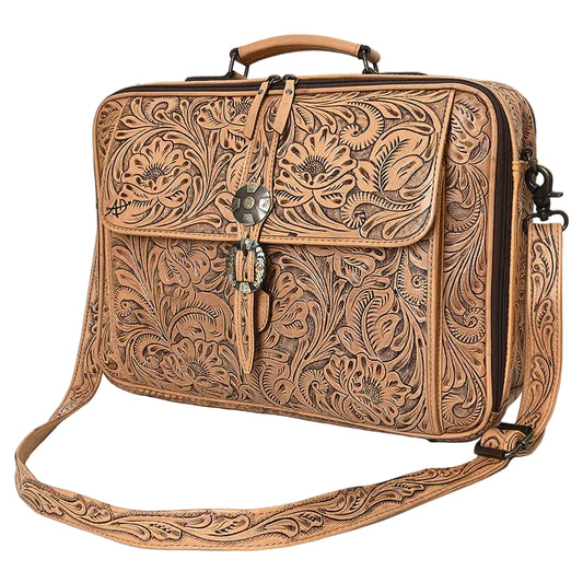 American Darling Hand Tooled Laptop Bag