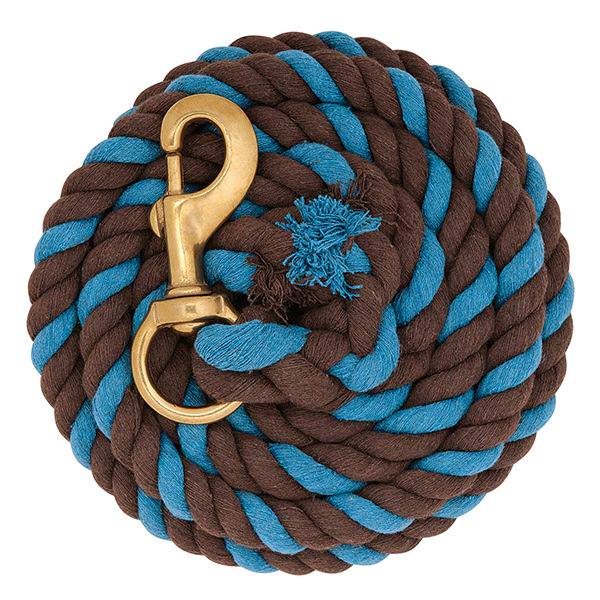 Weaver Leather Solid Colour Cotton Lead Rope with Solid Brass 225 Snap