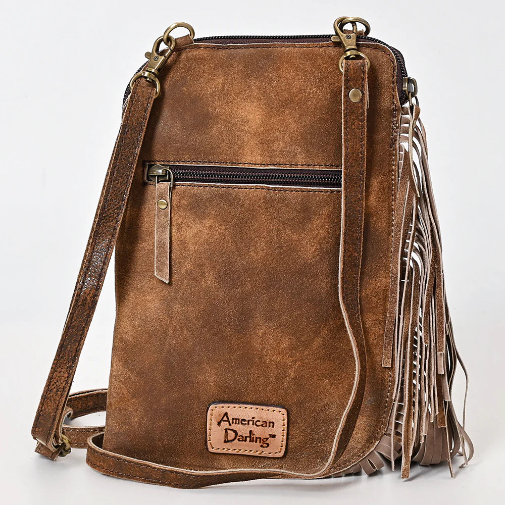 American Darling Chaps Hand Tooled Leather Western Women's Bag / Purse