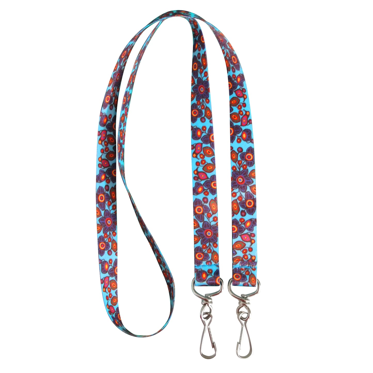 Norval Morrisseau Flower and Birds Lanyard