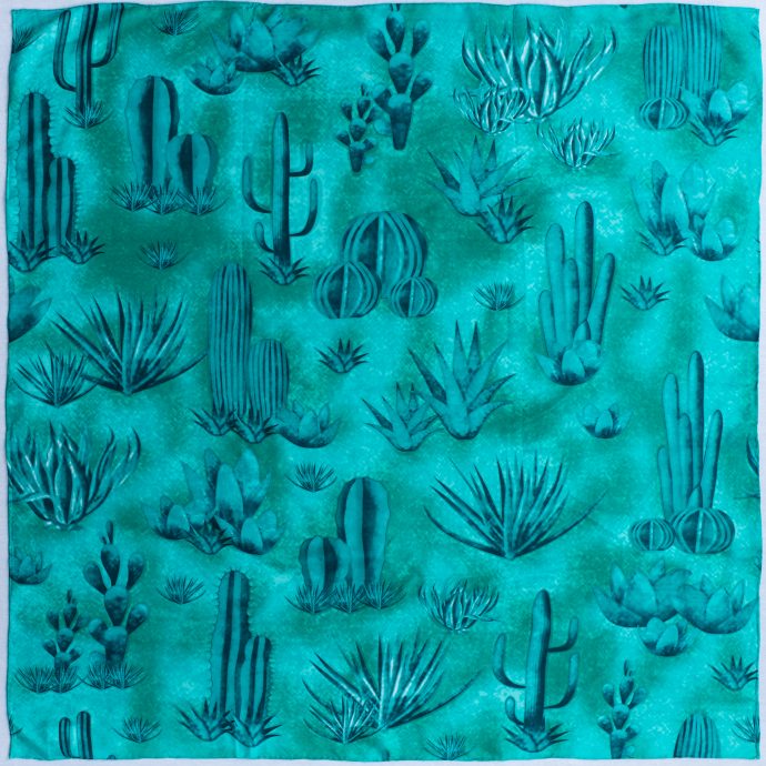 Wyoming Trader Silk Scarf - Southwest