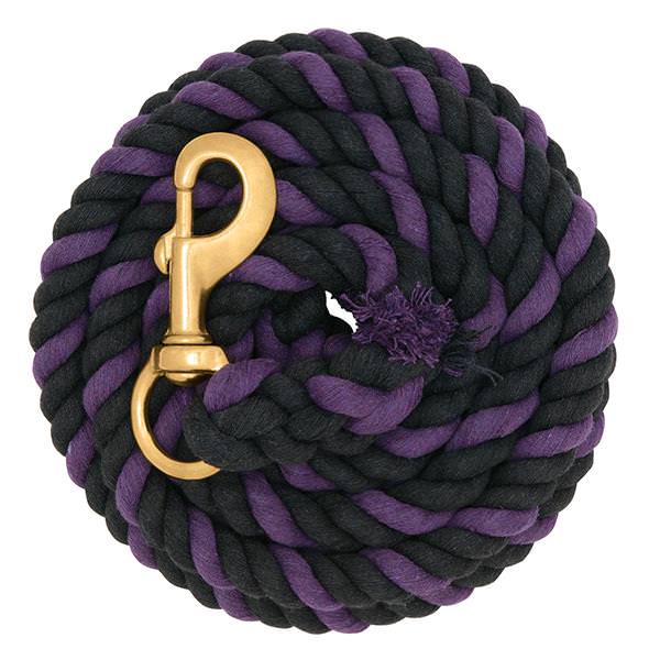 Weaver Leather Solid Colour Cotton Lead Rope with Solid Brass 225 Snap