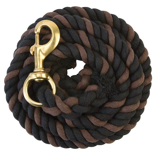 Weaver Leather Solid Colour Cotton Lead Rope with Solid Brass 225 Snap