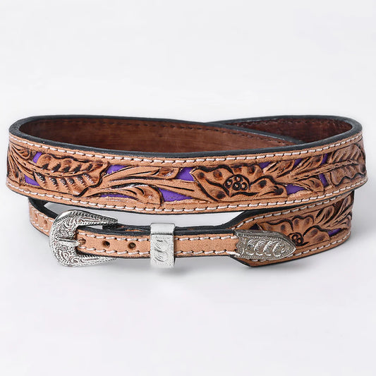 American Darling Hand Tooled Leather Hat Band