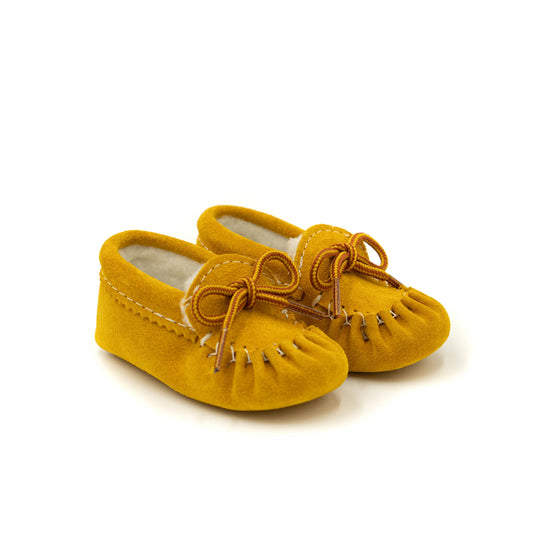 Bastien Infant Senrawah Dance  Moccasins - Tan