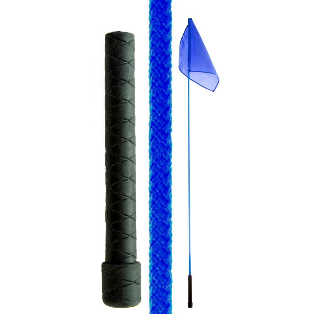 Aime Imports 60" Blue Stick with Blue Flag Whip