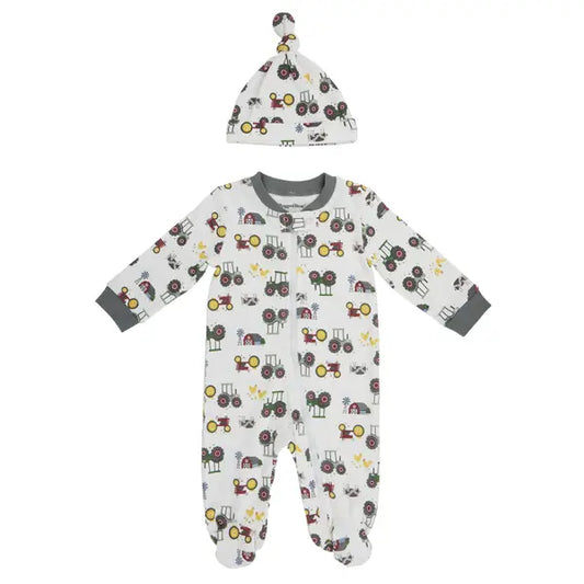 Rugged Bear Long Sleeve Coverall Set