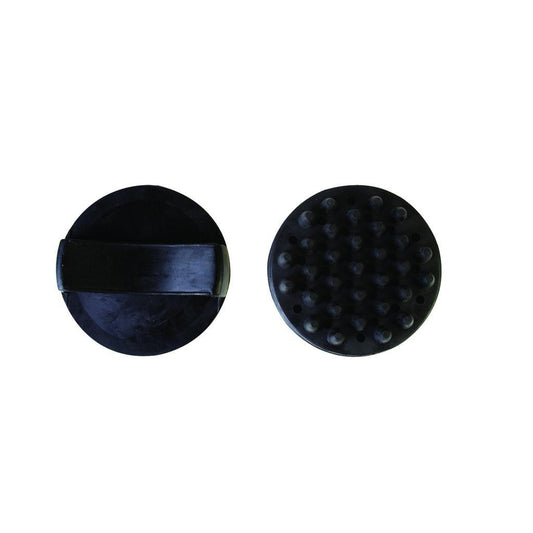 Aime Imports 4 1/2" Rubber Curry Comb-Black