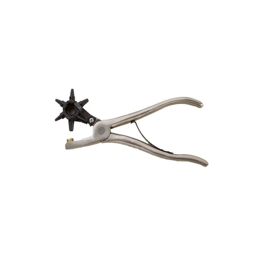 Aime Imports Leather Punch with Revolving 6 Tube and Stainless Handle
