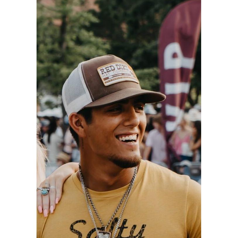 Red Dirt Hat Co Arrow Brown/White