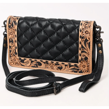 American Darling Women's Hand Tooled Leather Purse