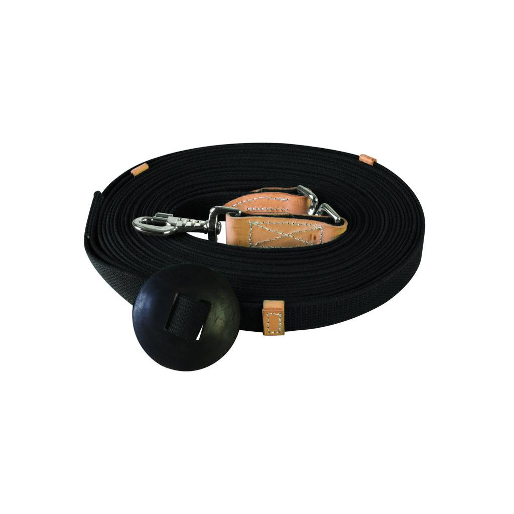 Aime Imports 35' Cotton Web Lunge Line- Multiple Colours