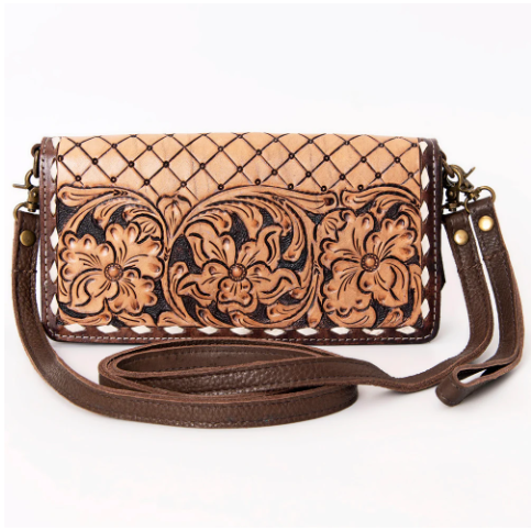 American Darling Hand Tooled Purse Bag Jane