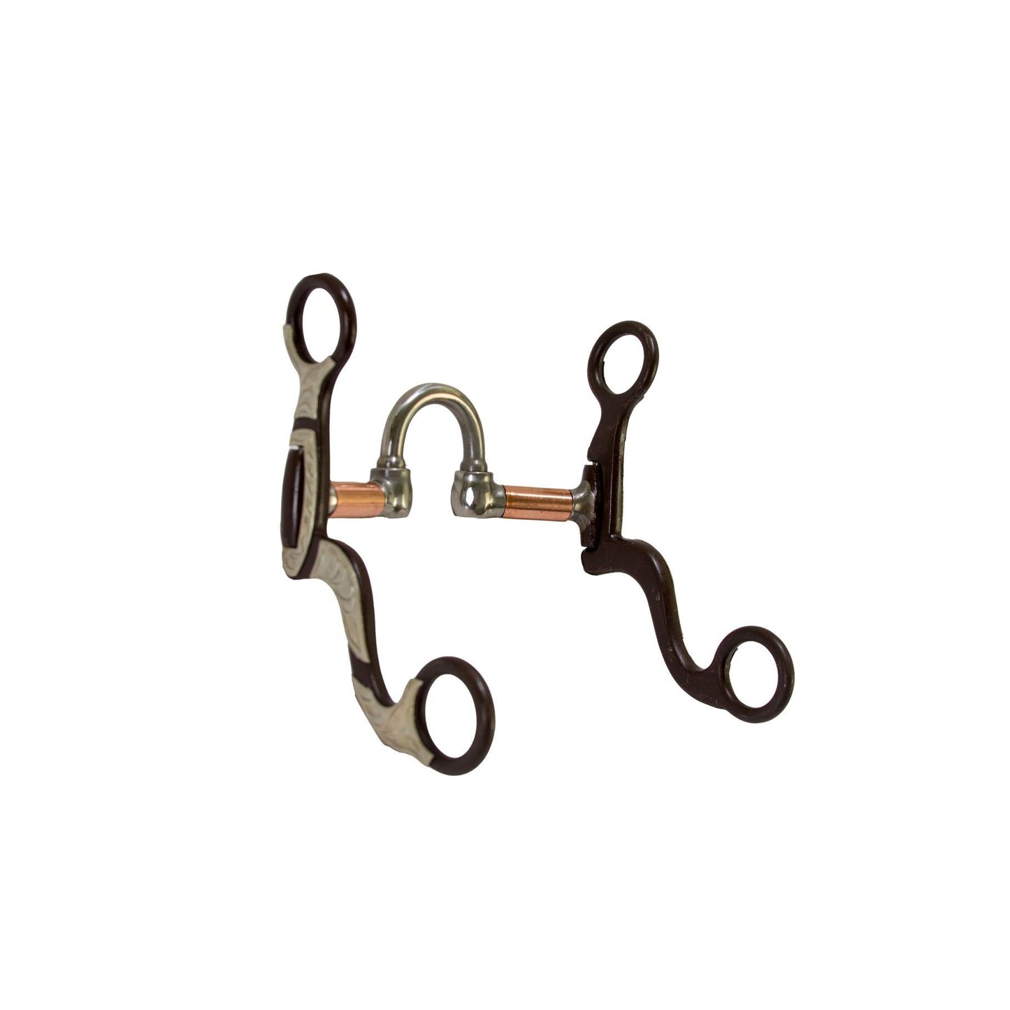 Aime Imports Platte River Silver Engraved Correction Bit-Brown