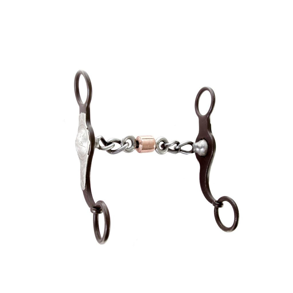 Aime Imports Cowboy Wild Flower Bit- Antique Finish