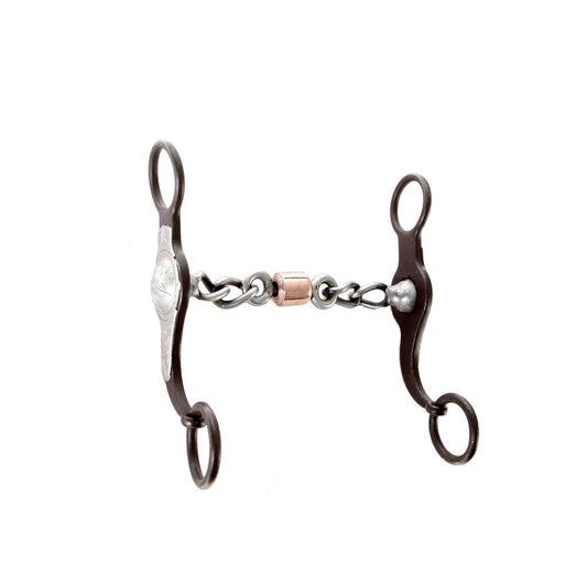 Aime Imports Cowboy Wild Flower Bit- Antique Finish