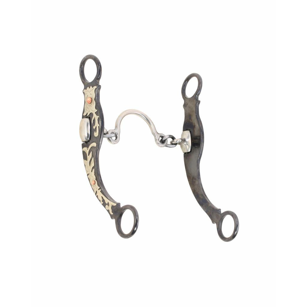 Aime Imports Cowboy Col Ported Chain Bit Sweet Iron Ported Chain Mouth